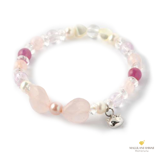 ハローキティブレスレット 魅力アップ【JJ 掲載商品】- パワーストーン