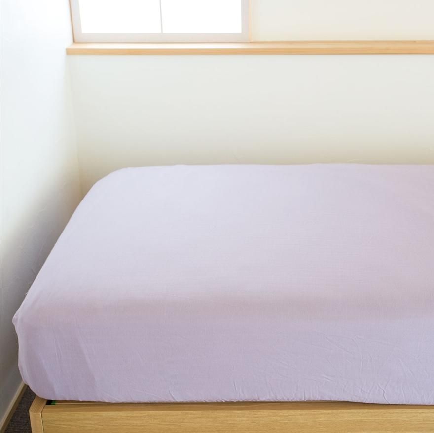 ボックスシーツ オーガニックコットン 和晒しダブルガーゼ | 近江