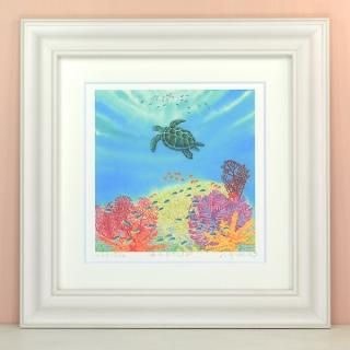 栗乃木ハルミ「菜の花畑4（自転車レース）」 - 栗乃木ハルミ（くりのき