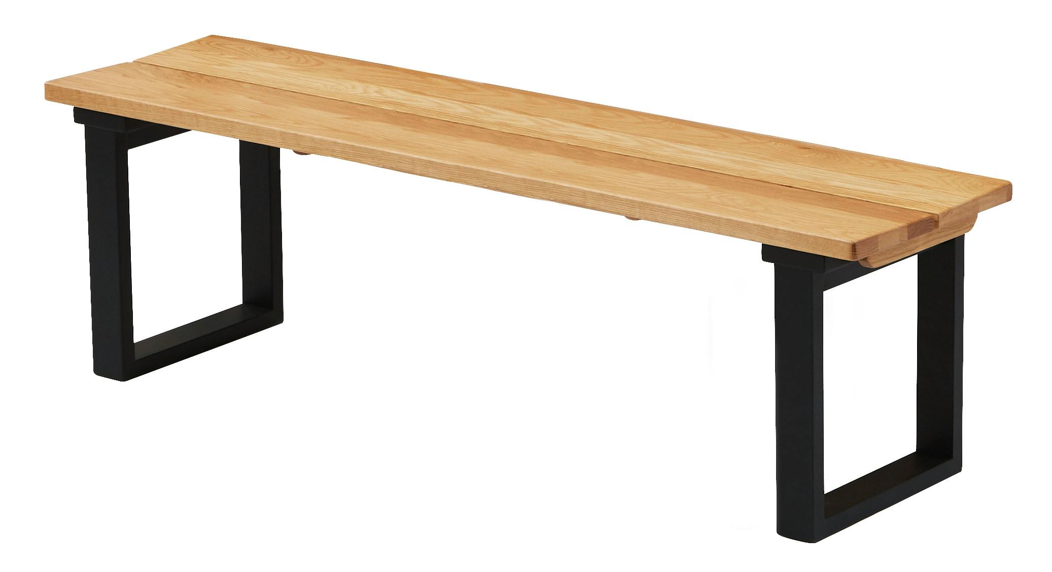 to meet ダイニングベンチ ベルデ3 オークナチュラル/ブラック 椅子
