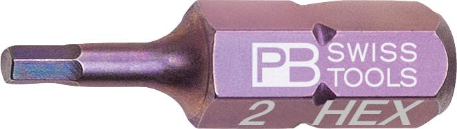 ピービースイスツールズ 1/4HEX 六角ビット 2mm 六角ねじ DIY 精密作業