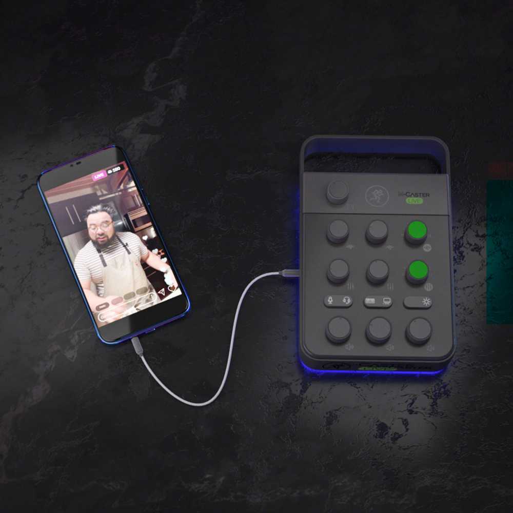 Mackie ” M•Caster Live ” | ライブ配信用の超コンパクトデジタル