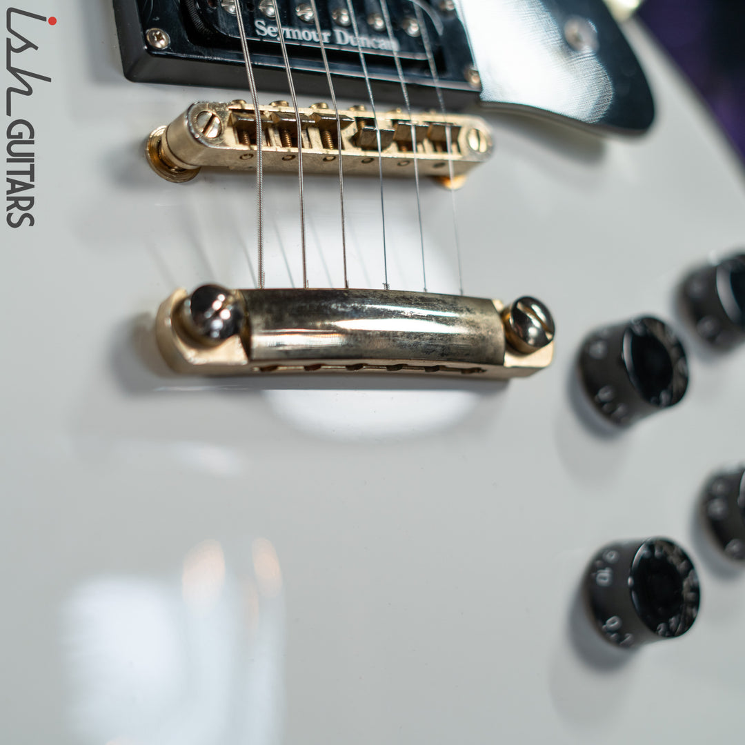 2008 Epiphone Les Paul Custom White – Ish Guitars