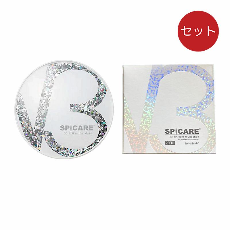 SPICARE V3 スピケア ブリリアントファンデーション 本体 レフィル 15g