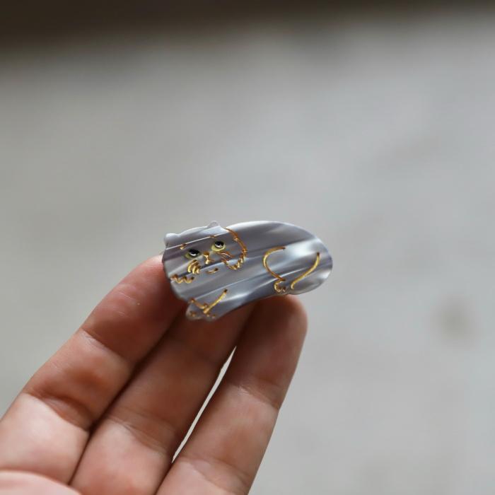 ククシュゼット 正規商品 ヘア アクセ ピン 猫 かわいい Coucou