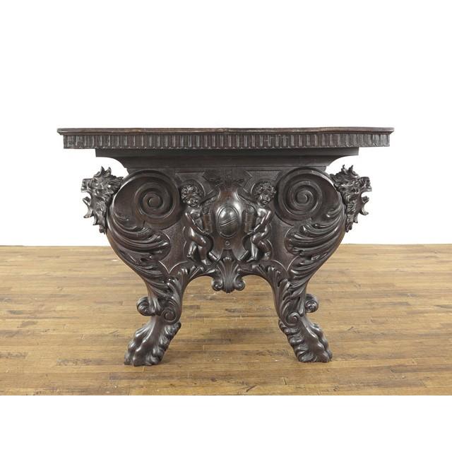 イタリア アンティーク 家具 ダイニングセット テーブル キャビネット