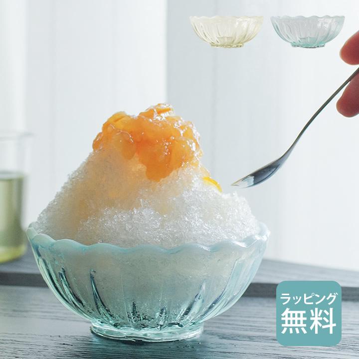 廣田硝子 小鉢 ガラス 小鉢 雪の花 おしゃれ 10cm レトロ 食器