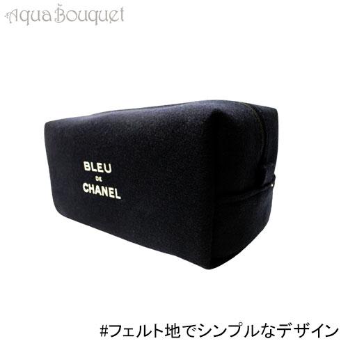 CHANEL（シャネル） ノベルティ ポーチ ブルー ドゥ スクエア ポーチ