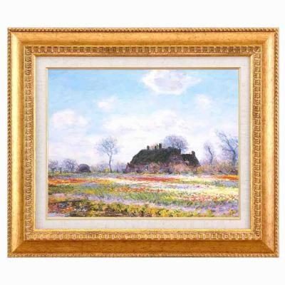 モネ(Claude Monet)金の額 6号サイズ 複製画 洋画 有名な絵画「モネ