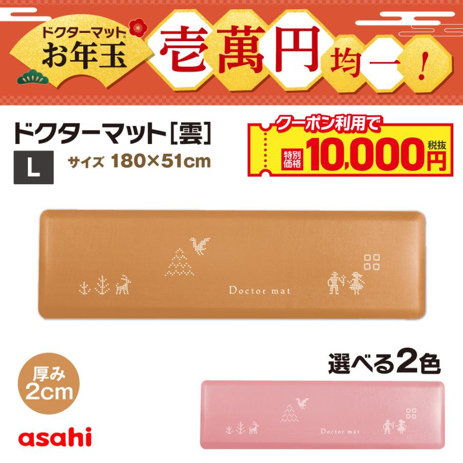 アサヒ軽金属 ドクターマット雲 Lサイズ マット キッチンマット 拭ける