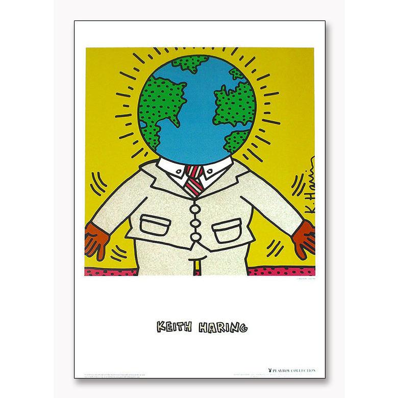 特別額装品/Untitled 4/キース ヘリング : azポスター - 通販 - Yahoo