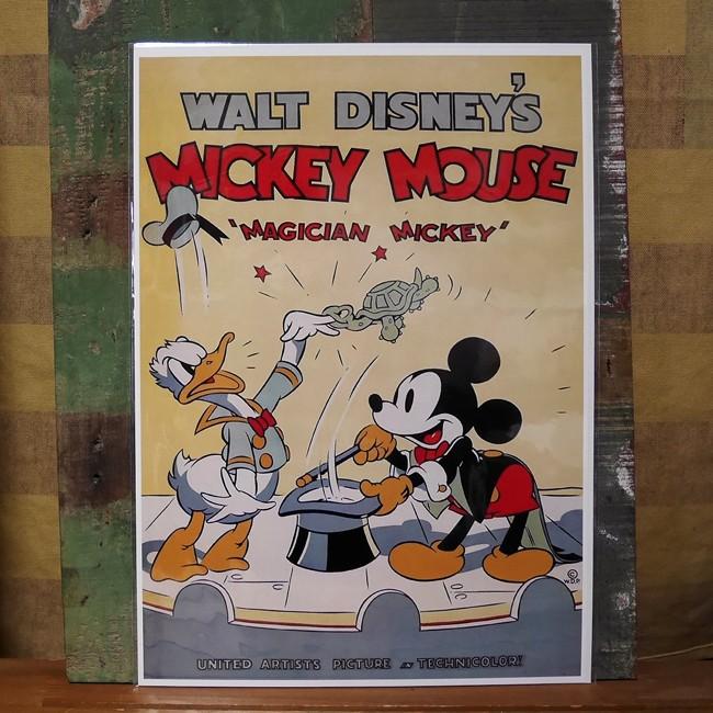 ポスター ミッキーマウス MICKEY MOUSE ディズニー B4 アメリカン