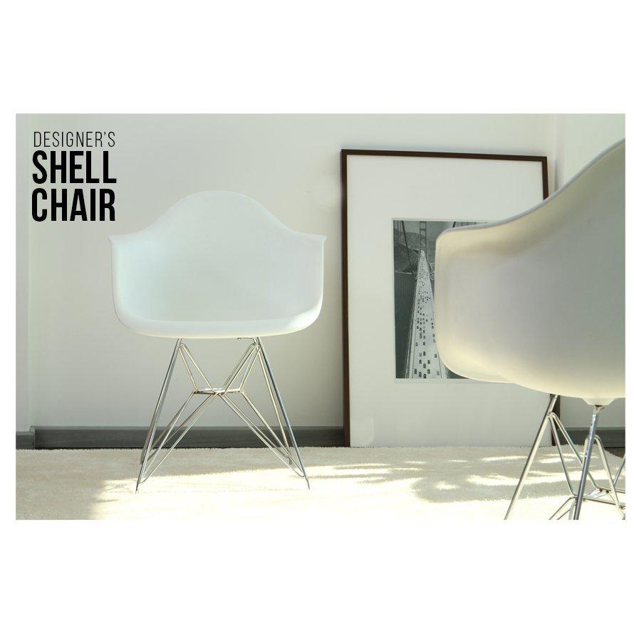 MODERN DECO（モダンデコ） チェア 北欧 シェルアームチェア 鉄足 DAR