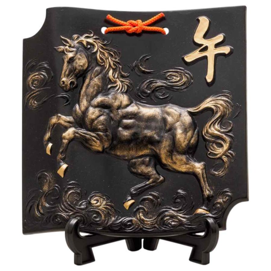 干支 午 置物 馬 うま 2026年/ 干支瓦（大） /粗品 販促 景品 縁起