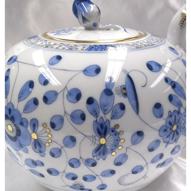 マイセン インドの華リッチブルー 343210 ティーポット1L 新品