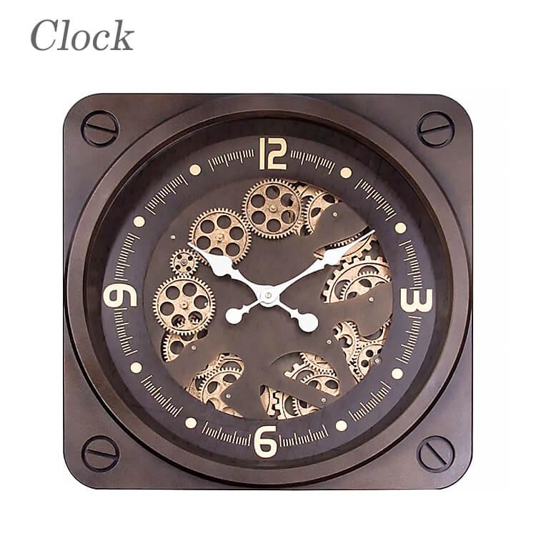 欠品中 壁掛け時計 おしゃれ 掛け時計 時計 clock 歯車 gearclock