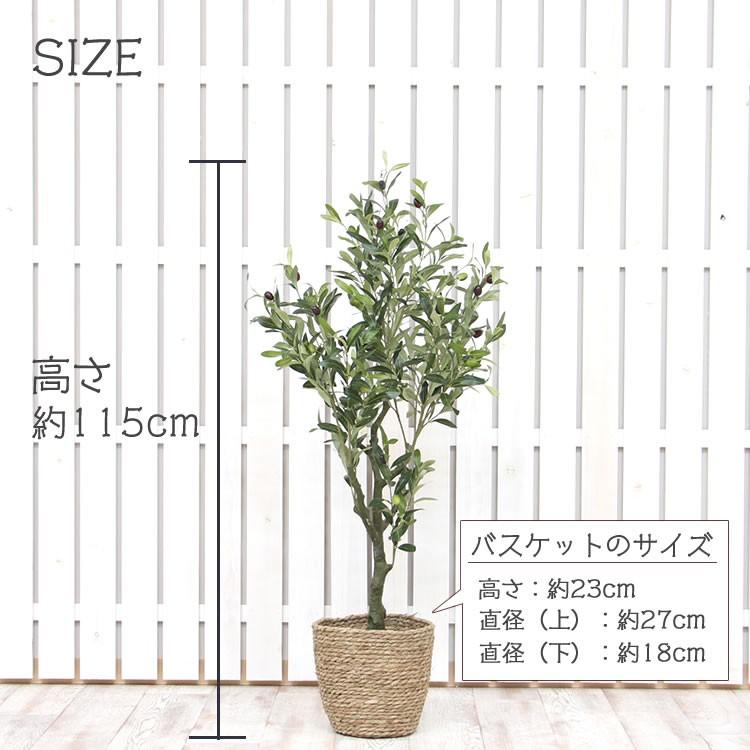 フェイクグリーン オリーブ 5号鉢 高さ115cm オリーブの木 光触媒 観葉