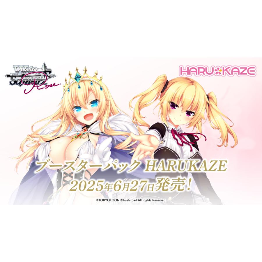 ブシロード ヴァイスシュヴァルツロゼ ブースターパック HARUKAZE BOX