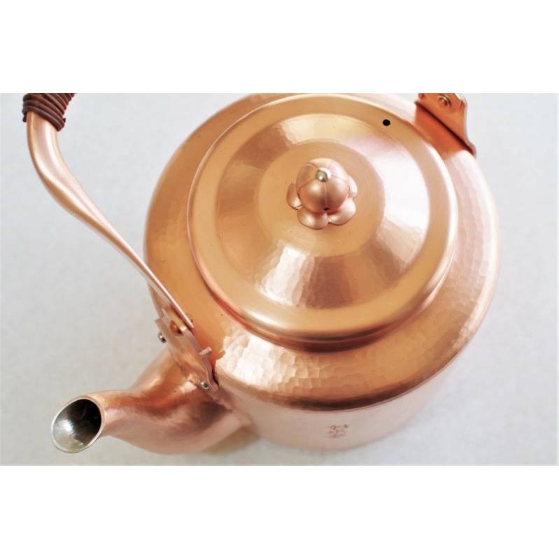 新光金属 湯沸かし 2.5l 純銅製 新鎚起銅器 燕市 最高級 職人手造り