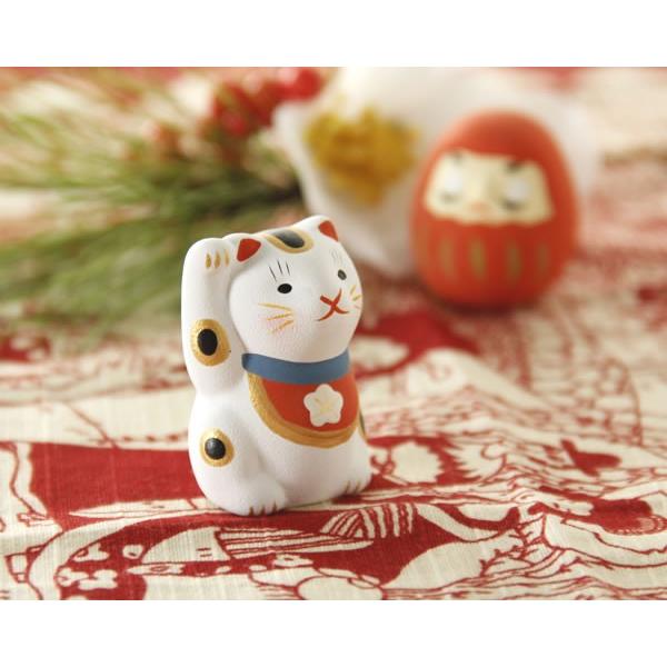 中川政七商店 福招き猫みくじ（1個） 置き物 縁起物 陶器 プチギフト