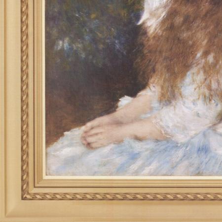 ルノワール 絵画 イレーヌ・カーン・ダンヴェール嬢（可愛いイレーヌ