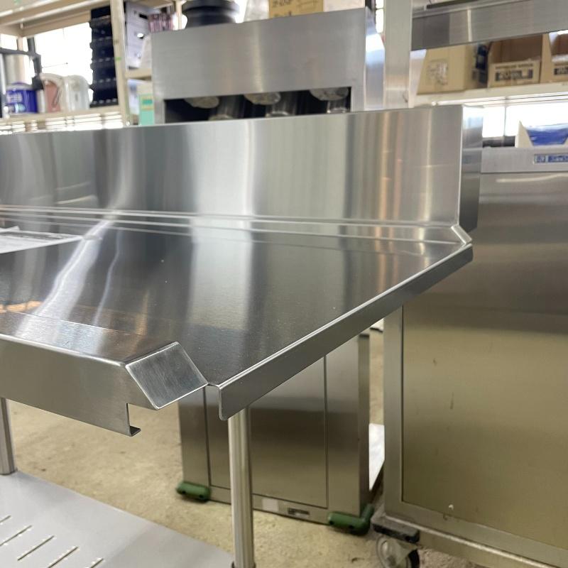 中古】 業務用 ステンレス クリーンテーブル BG付 幅1115×奥行700×高