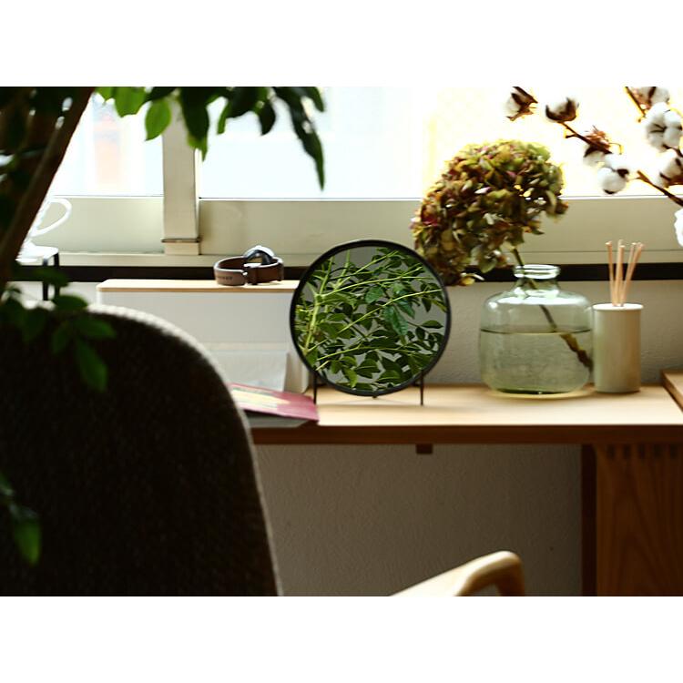 Round Mirror L ミラー 鏡 壁掛け インテリア ウォール ミッド