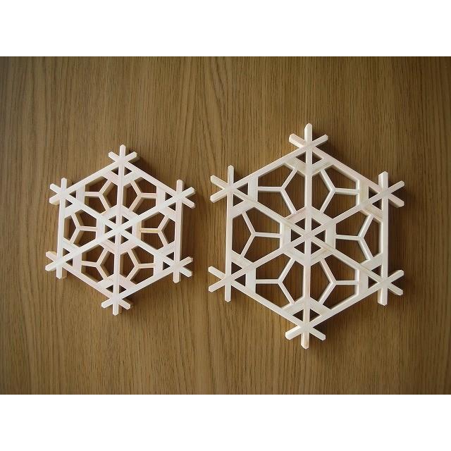 組子細工 桜亀甲 kumiko 組子 コースター（大き目） 完成品 面取り加工