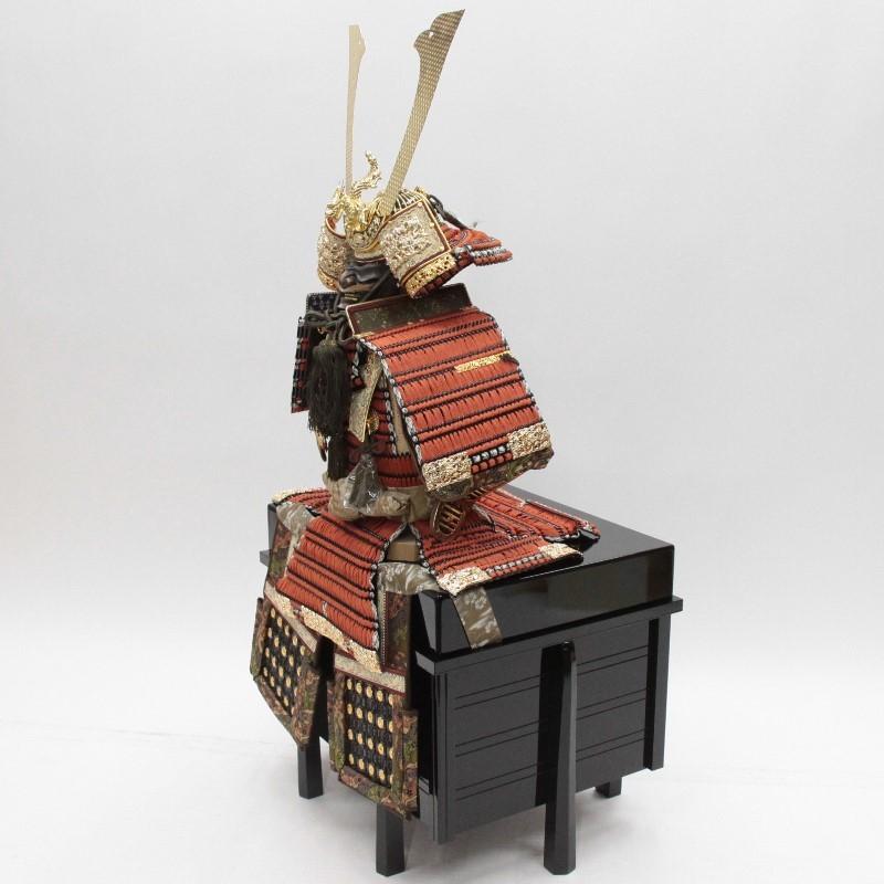 アウトレット品 五月人形鎧 単品 18号 八鉱鎧 峰月作 櫃付 22a-ya-2486