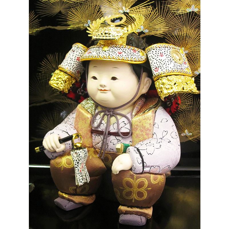 五月人形 皐月童 木目込み人形 工房東玉 倭 コンパクト 可愛い 子供