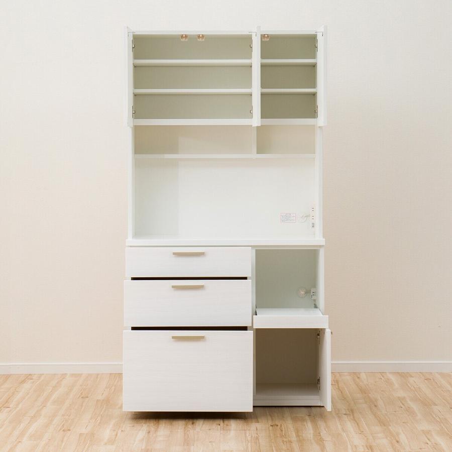 ニトリ（NITORI） 幅100cm キッチンボード (ソレル 100KB WH