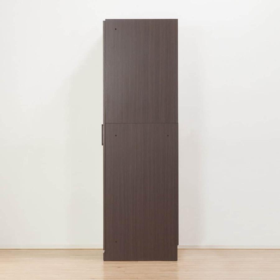 ニトリ（NITORI） ワードローブ(アーデル2 80WR DBR分割) : ニトリ