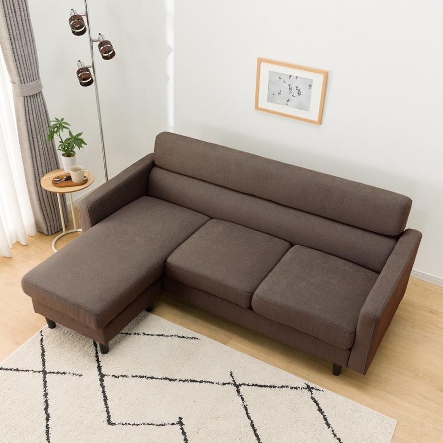 ニトリ（NITORI） 布張りL型ソファ(DJ06ー2 BR) : ニトリ Yahoo!店