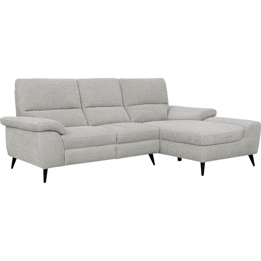 ニトリ（NITORI） 布張りカウチソファ(LB033-2 LC GY) ニトリ期間限定