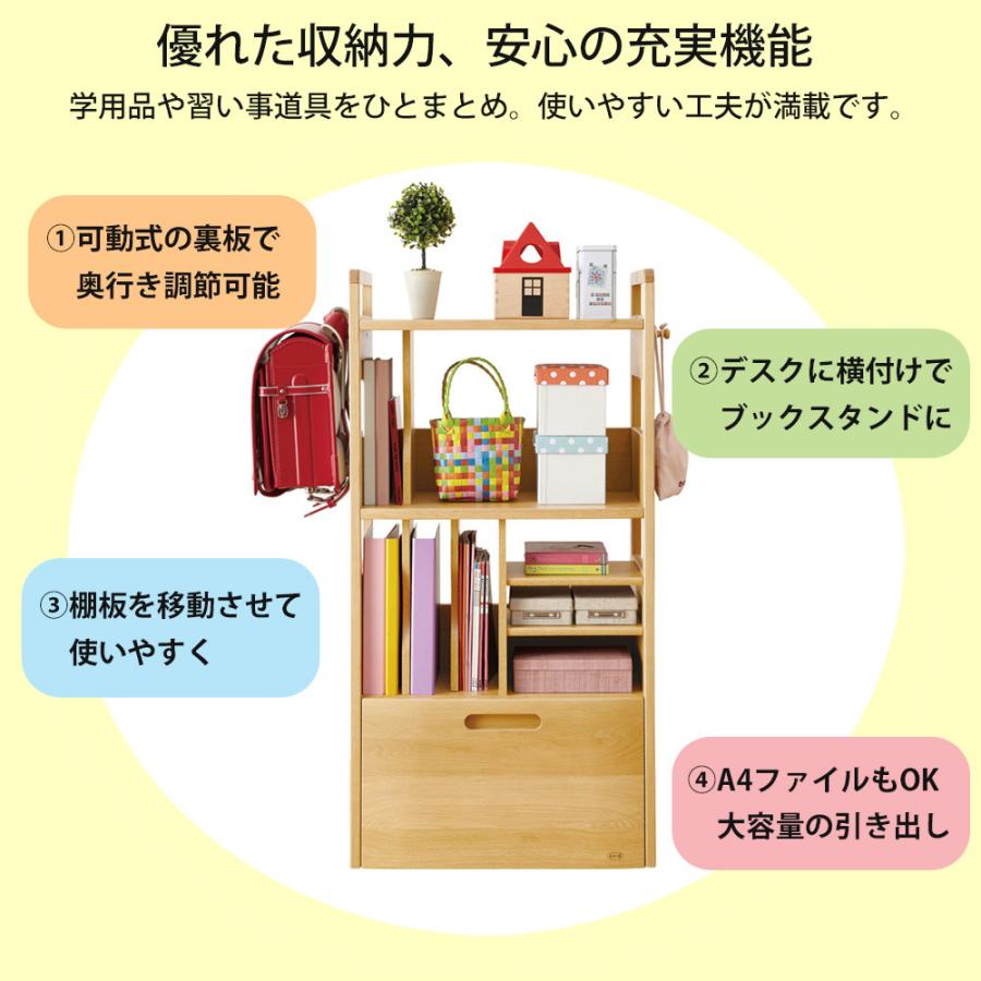 浜本工芸 No.15マルチラック 収納棚 引き出し 学習用品 ランドセル