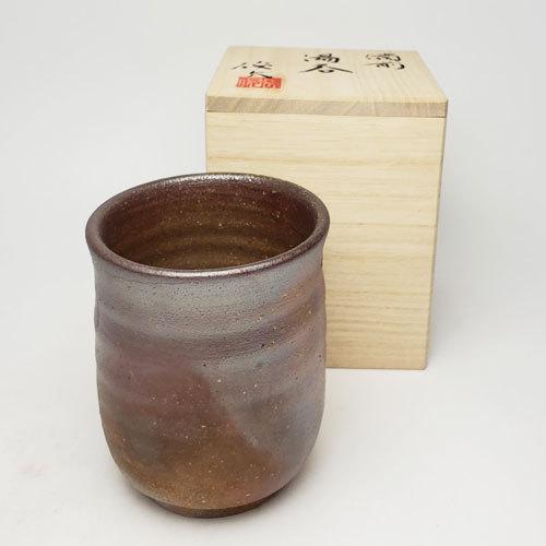 備前焼 湯呑 (大) 小橋俊允 作 （俊允-04）| おしゃれ 日本製 和食器