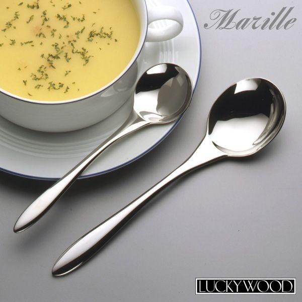 LUCKY WOOD（ラッキーウッド） カトラリー スープスプーン 184mm LUCKY