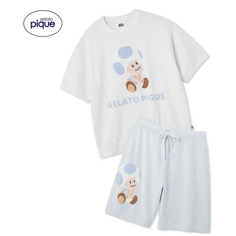 gelato pique（ジェラートピケ） 【新品】【即納】BLU キノピオ【L