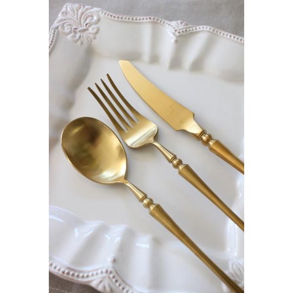 PARIS ディナーカトラリー ゴールド ナイフ フォーク スプーン