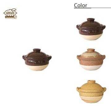 長谷園 伊賀土鍋 雑炊鍋(1から2人用) ANM-34 6号 : サンワショッピング