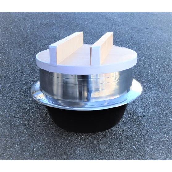 アルミ羽釜40cm、釜蓋、かまどセット : プロヤマ - 通販 - Yahoo