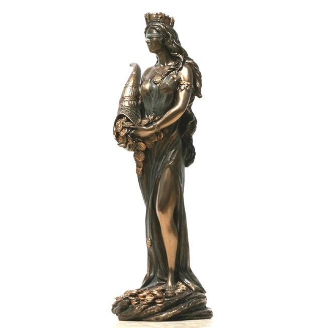 幸運の女神 フォルトゥナ（フォルトゥーナ）（テュケー）彫刻 置物