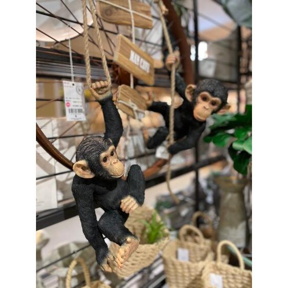 サル 猿 Monkey 申 さる アンティーク 動物 アニマル 置き物 吊り下げ