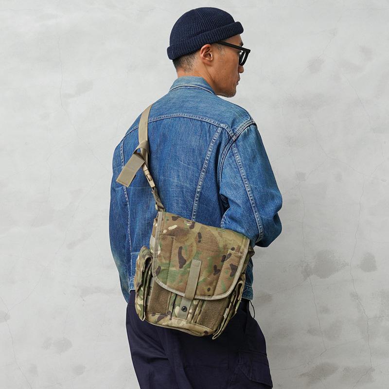 MILITARY（ミリタリー） 実物 USED イギリス軍 ガスマスクバッグ