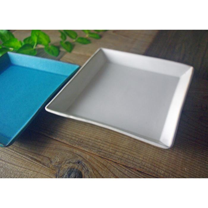 カルパッチョ皿（大） kinari 益子焼 角皿 大皿 ワンプレート皿