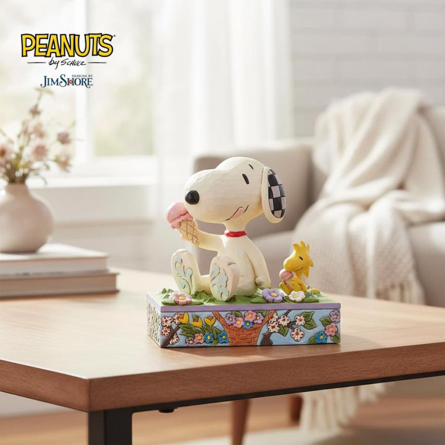 SNOOPY（スヌーピー） ウッドストック アイスクリーム 12cm