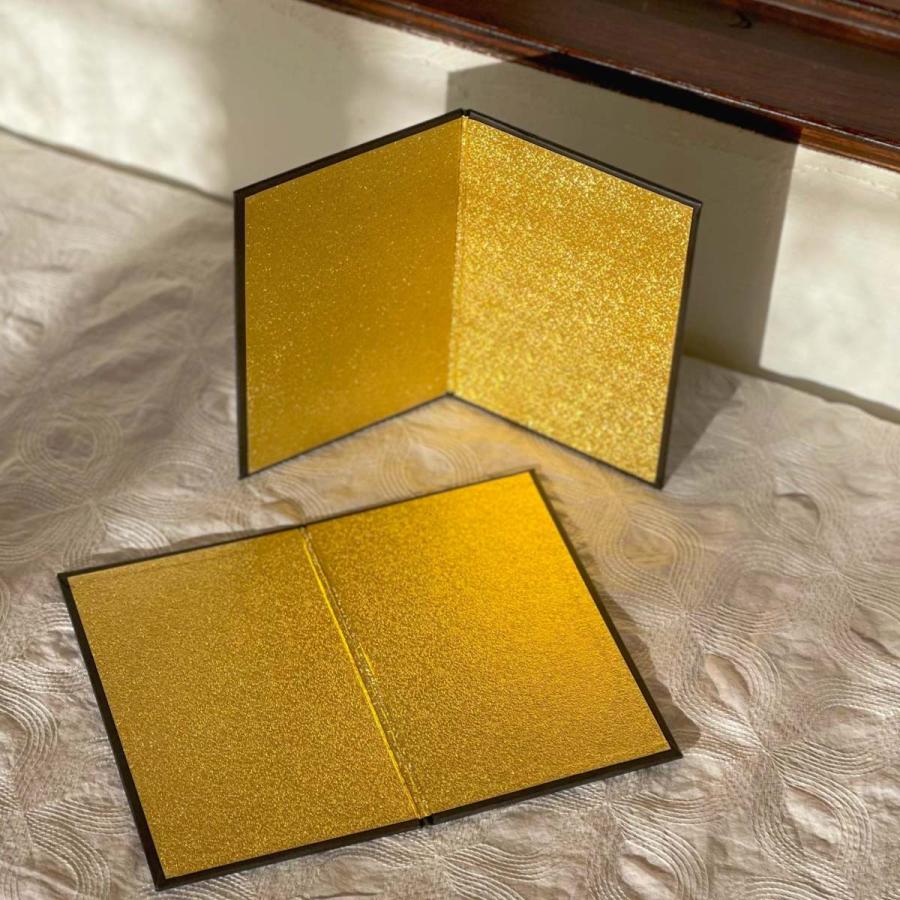 金屏風 小さい ミニ ミニ金屏風 2枚入り お雛様 雛飾り お正月 正月