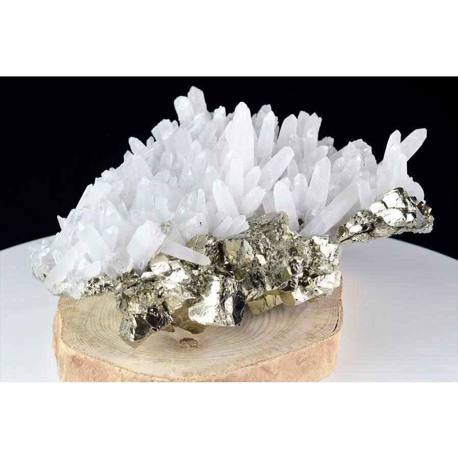 特大サイズ 水晶共生 パイライト (約6.2kg) 激レア 黄鉄鉱 クラスター