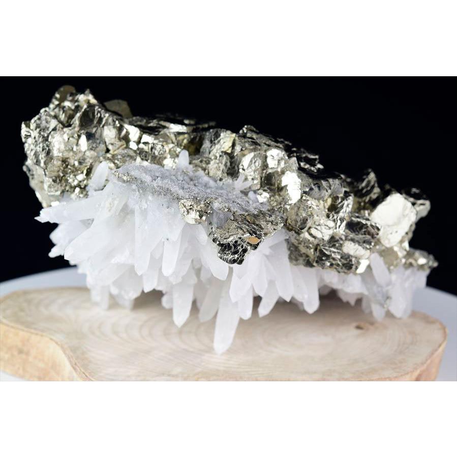 特大サイズ 水晶共生 パイライト (約6.2kg) 激レア 黄鉄鉱 クラスター