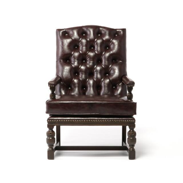 チェア アームチェア イス 椅子 いす アンティーク調 チェスター